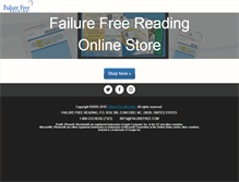 Tablet Screenshot of failurefreestore.com